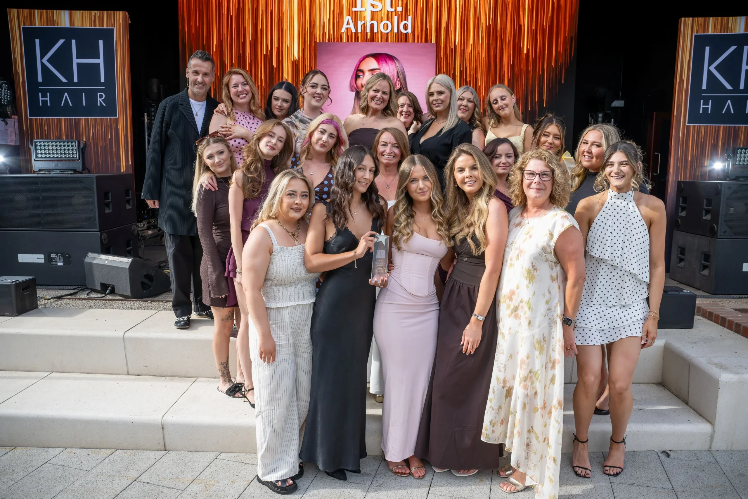 KH Hair Arnold collect their Image of the Year award