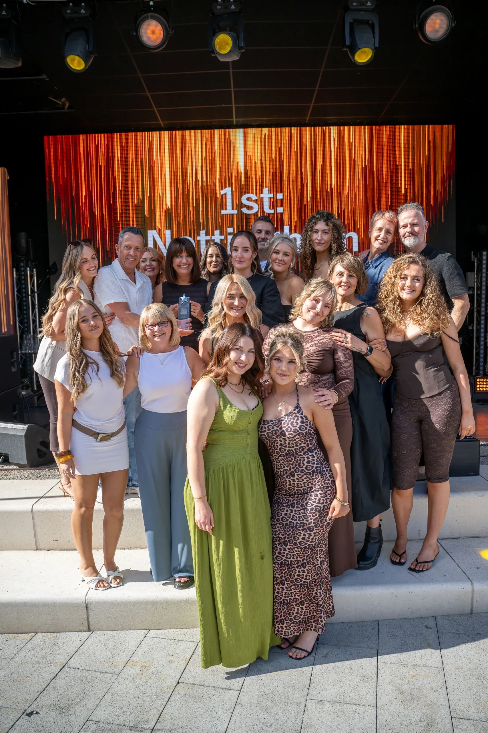 KH Hair Nottingham with their Salon Highest Retail award