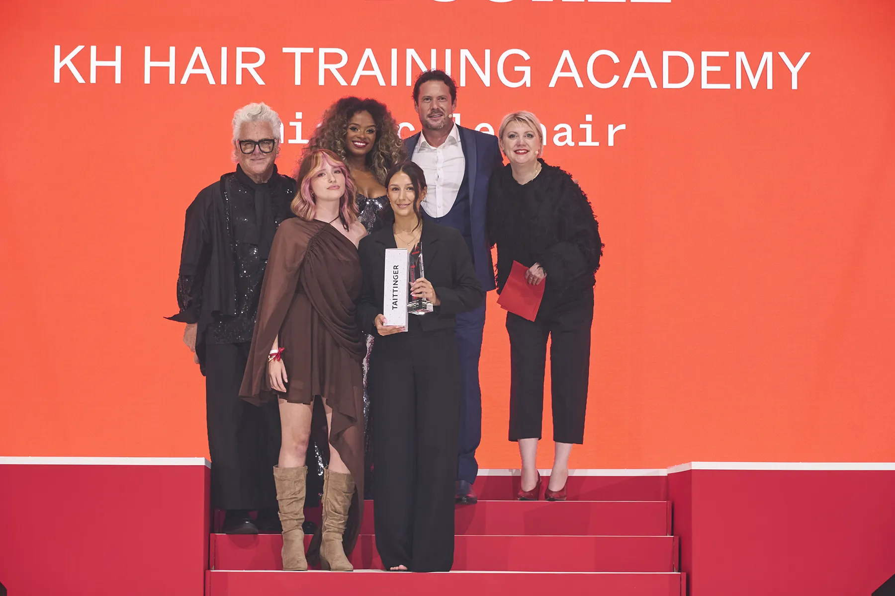 Mia getting her award