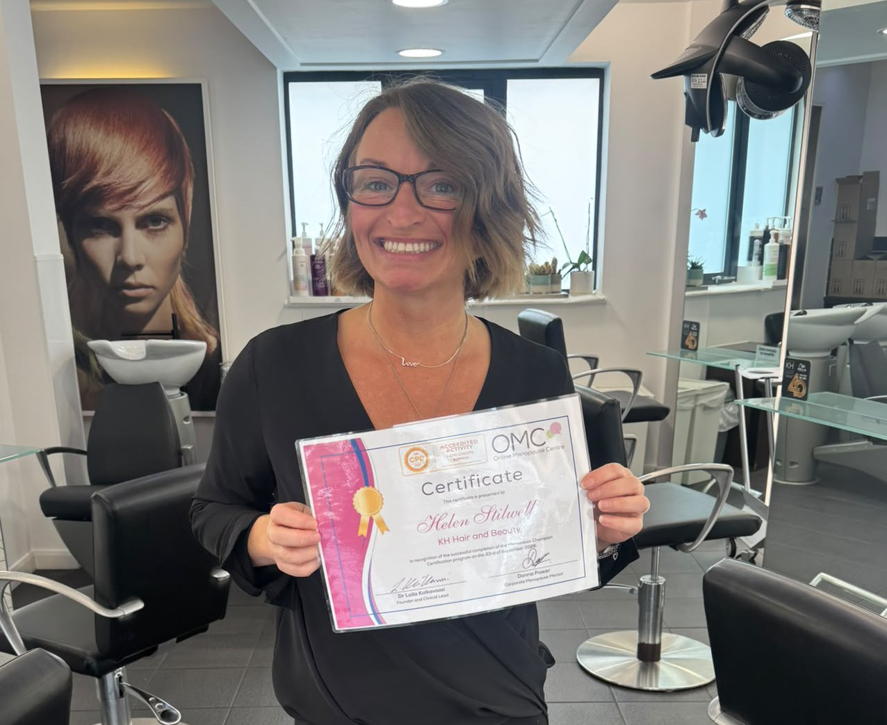 Helen Stilwell - KH Hair's Menopause Champion